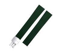 JZWCHQ 19mm Soft Fluororubber Rubber Watch Band Accessories Fit For Strap For 5067A-001 Belt