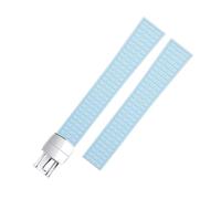 JZWCHQ 19mm Soft Fluororubber Rubber Watch Band Accessories Fit For Strap For 5067A-001 Belt
