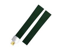 JZWCHQ 19mm Soft Fluororubber Rubber Watch Band Accessories Fit For Strap For 5067A-001 Belt