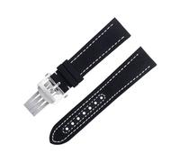 JZWCHQ 22mm Black Blue Green Soft Nylon Watchband For Strap Avenger Navitimer Chronomat Superocean 44mm Dial Watch Band