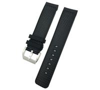 JZWCHQ 22mm Rubber Silicone Watch Band Fit for AUTOMATIC IW329001 / 002 Black Waterproof Strap Quick Release Watchbands watch strap