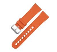 JZWCHQ 23.0mm fluorous rubber soft watch band for blancpain strap fifty fathoms 5000 5015 black watch belt bracelets replacement Origin China