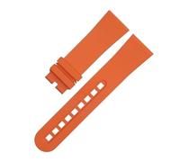 JZWCHQ 23.0mm fluorous rubber soft watch band for blancpain strap fifty fathoms 5000 5015 black watch belt bracelets replacement Origin China