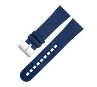 JZWCHQ 23.0mm fluorous rubber soft watch band for blancpain strap fifty fathoms 5000 5015 black watch belt bracelets replacement Origin China