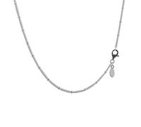 JZWCHQ 3 Kinds Of Small Beads Based Long Chain Necklaces For Women Fashion Silver 925 Jewelry Rose Gold & Golden Shine Women Necklaces