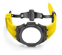 JZWCHQ 3rd generation rubber watch band and case for ga 2100 watches strap bezel solid upgrade 3nd ga-2100 modified band Origin China