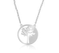 JZWCHQ 925 pure tree of life luck pendant necklace for women girls pretty fine jewelry amazing gift Made in China