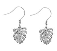 JZWCHQ 925 Sterling Silver Double Butterfly Drop Earring, Frosted Butterfly Dangle Earrings, Dainty Huggie Hoop Dangling Earrings, Jewelry Gift for Women