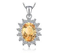JZWCHQ alexandrite sapphire natural amethyst garnet blue topaz pendant necklace no chain Made in China