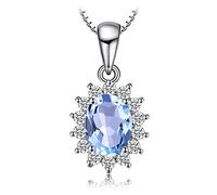 JZWCHQ alexandrite sapphire natural amethyst garnet blue topaz pendant necklace no chain Made in China