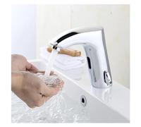 JZWCHQ Bathroom Basin Sink Faucets Sensor Automatic Bathroom Sink Faucet Touchless Hot and Cold Water Mixer Crane,Kitchen Sink Faucet