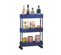 JZWCHQ Bathroom Shelves Kitchen Storage Cabinets Kitchen Rack Floor-to-ceiling Multi-layer Removable Crevice Storage Rack Supplies Home Space-saving Kitchen Shelves (Color : C-40.5x13.5x87cm)