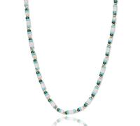 JZWCHQ Beaded Choker Necklaces for WomeTeeGirls - Dainty Handmade Energy Natural Turquoise Malachite Crystal Gemstone Gold Seed Bead Statement ChaiBeachy Accessories Jewelry