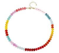 JZWCHQ Beaded Choker Necklaces for WomeTeeGirls - Dainty Handmade Energy Natural Turquoise Malachite Crystal Gemstone Gold Seed Bead Statement ChaiBeachy Accessories Jewelry