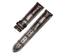 JZWCHQ Casual Watch Band Calfskin Leather Business Watch Band Compatible Compatible with Watch Strap Bands 13，14，15，18，19，20，21mm(Black Black Rose,18mm)