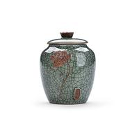 JZWCHQ Cremation Urn for Human Ashes Funeral Urn Handcrafted Affordable Urn for Ashes Burial Urns at Home Keepsakes/Red-2