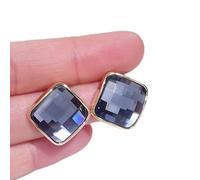 JZWCHQ Crystal Earrings for Women Geometric Square Edges Wedding Jewelry