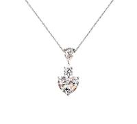 JZWCHQ Cut 3ct Diamond Pendant 100% Real 925 moissanite Wedding Pendants Necklace for Women Bridal Choker Jewelry