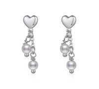 JZWCHQ Earring Ladies Love Heart Shape Pendant Earrings Fashionable Exquisite Sweet Cute Earrings Ladies Earrings Jewelry Women Earrings