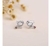 JZWCHQ Earrings for Women, Earrings Original Blue And Yellow Jade Bird Crystal Earrings, Color Photo,