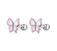 JZWCHQ Earrings for Women, Simple Butterfly Ear Buckles For Women Cute Fashion Tiny Earrings Fine Jewelry Party Gift