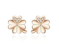 JZWCHQ Earrings Real Asymmetrical Heart Hoop Earrings for Women Earring Gift