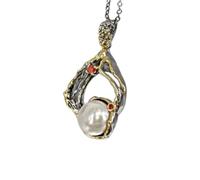 JZWCHQ Exaggerated Necklace for Women Pearl Jewelry Wedding Special