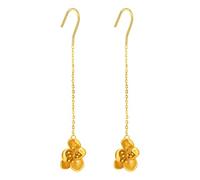 JZWCHQ female s925 palace retro temperament long design color earrings
