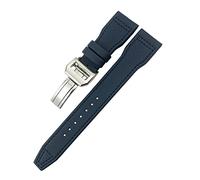 JZWCHQ Fiber Canvas Watchband 20Mm 21Mm 22Mm for Iw3777 Sport Fiber Canvas Watch Strap/Black Round Buckle/21Mm