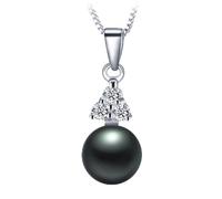 JZWCHQ fine jewelry women natural freshwater pearl necklace pendant best gift with 8-9mm Made in China