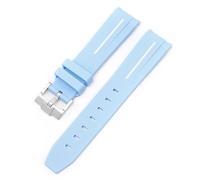 JZWCHQ For Moonswatch Watch Curved No Gap Rubber Strap For Swatch Joint Planet Series Moon Mercury Curved Rubber Strap Men Women 20MM Watchbands