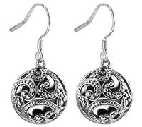 JZWCHQ for s style retro palace lamp hollow totem pattern earrings women earring