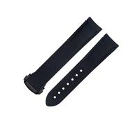 JZWCHQ For Strap AT150 300 De Ville Curved End Watch Band 20mm Black Line High Density Nylon Watchbands
