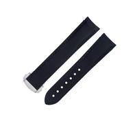 JZWCHQ For Strap AT150 300 De Ville Curved End Watch Band 20mm Black Line High Density Nylon Watchbands