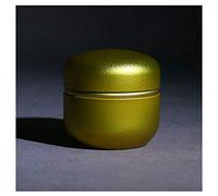 JZWCHQ Funeral Urn Adult Ashes,Small Cremation Urns for Pet,Metals Keepsake for Dog&Cat,Burial Urn at Home or Cemetery/K Green