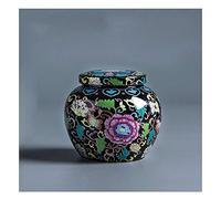 JZWCHQ Funeral Urn for Adult&Pet Ashes，Human Medium and Small Memorial Urns，Handmade Ceramics Keepsake，Burial Urn at Home or Cemetery，Dog，Cat/Blue