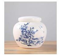 JZWCHQ Funeral Urn for Adult&Pet Ashes,Human Medium and Small Memorial Urns,Handmade Ceramics Keepsake,Burial Urn/#4
