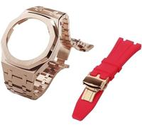 JZWCHQ gen 5 metal watch case bezel strap+fluororubber watch band combination set,for ga2100 ga2110 gab2100 gm2100 mod kit for watch full Origin China