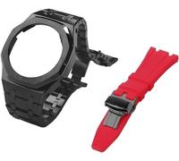 JZWCHQ gen 5 metal watch case bezel strap+fluororubber watch band combination set,for ga2100 ga2110 gab2100 gm2100 mod kit for watch full Origin China