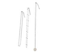 JZWCHQ Girls Accessories 1Set Clavicle Necklace for Women Bead and Coin Pendant Chain Stackable Costume necklace