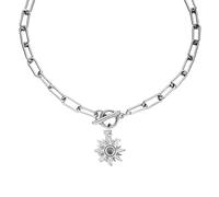 JZWCHQ Girls jewelry Accessories punk pendant switch necklaces women, unisex thick chain Necklace - Vintage Heart Toggle Charm Choker, OT switch buckle for Christmas holiday necklace