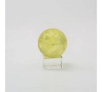 JZWCHQ Healing Crystals 1pc 40mm-45mm Natural Crystal Healing Clear Citrine Stones Sphere for Feng Shui Chakra Reiki Balancing