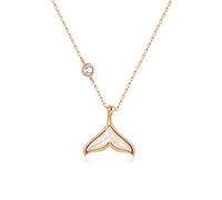 JZWCHQ her,fishtail pendant necklace, best gift mother's valentine's day anniversary birthday necklaces for women