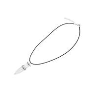 JZWCHQ jewellery DIY Ornaments Turquoise Necklaces for Clothing Accessory Neck Pendant Stylish Taper Natural Rock Necklace Exquisite Women Jewelry Brown Rope jewellery