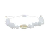 JZWCHQ jewellery Seashell bracelet - Stone Shell Beads Bracelets For Women Men Hand Woven Rope Friendship Jewelry jewellery