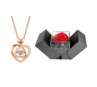 JZWCHQ Jewelry/Chains Exquisite clavicle pendant necklaces, the middle gemstone adopts technology, rotates 180 degrees, necklaces for women pendants