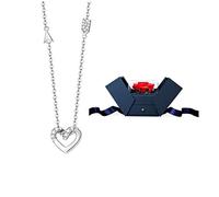 JZWCHQ jewelry/necklaces hollow diamond love heart necklace fashion clavicle chain jewelry with gift box classic confession gift/anniversary women's pendants