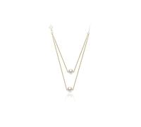 JZWCHQ Jewelry/Necklaces Pearl Necklace S925 Freshwater Pearl Pendant Chain Gift 7-8mm White Round Fashion Jewelry Women's Pendants