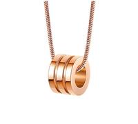 JZWCHQ Jewelry/Necklaces Ring Couple Necklace Creative Personality Clavicle Chain Fashion Trend Jewelry Men and Women and Women's Pendants