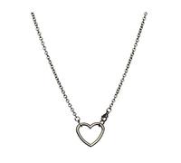 JZWCHQ Jewelry/Necklaces Titanium Steel Chain Necklace, Personalized Simple Couple Necklace, Alloy Pendant Love Can Rotated Necklace Women's Pendants